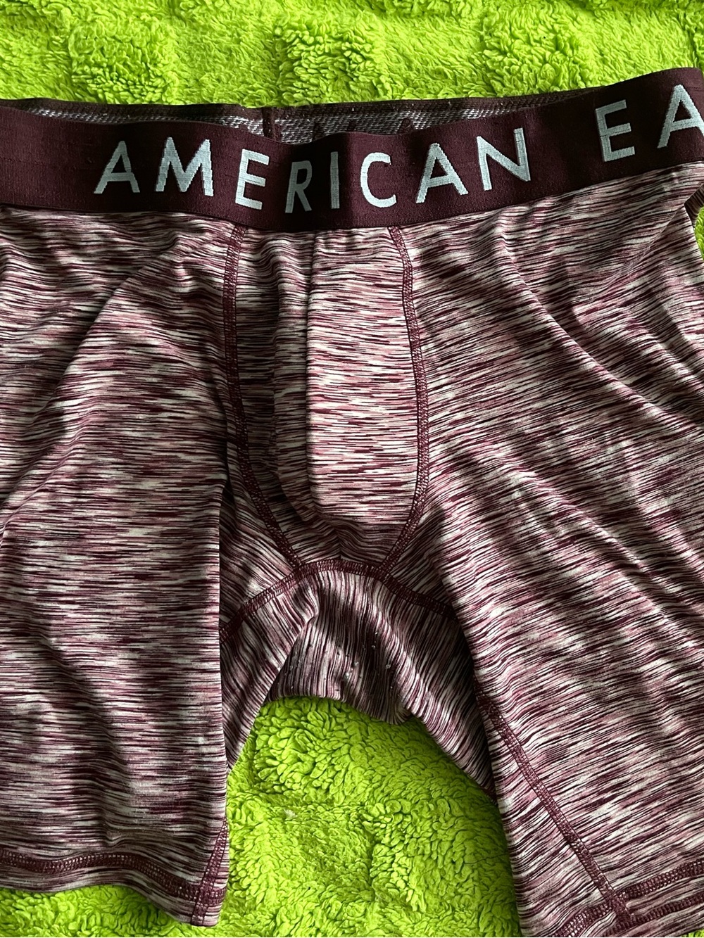 American Eagle Outfitters Marled Burgundy Boxer Briefs